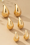 Puffy Teardrop Earrings