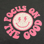 Pink Smiley Graphic Tee