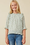 Girl's Olive Top