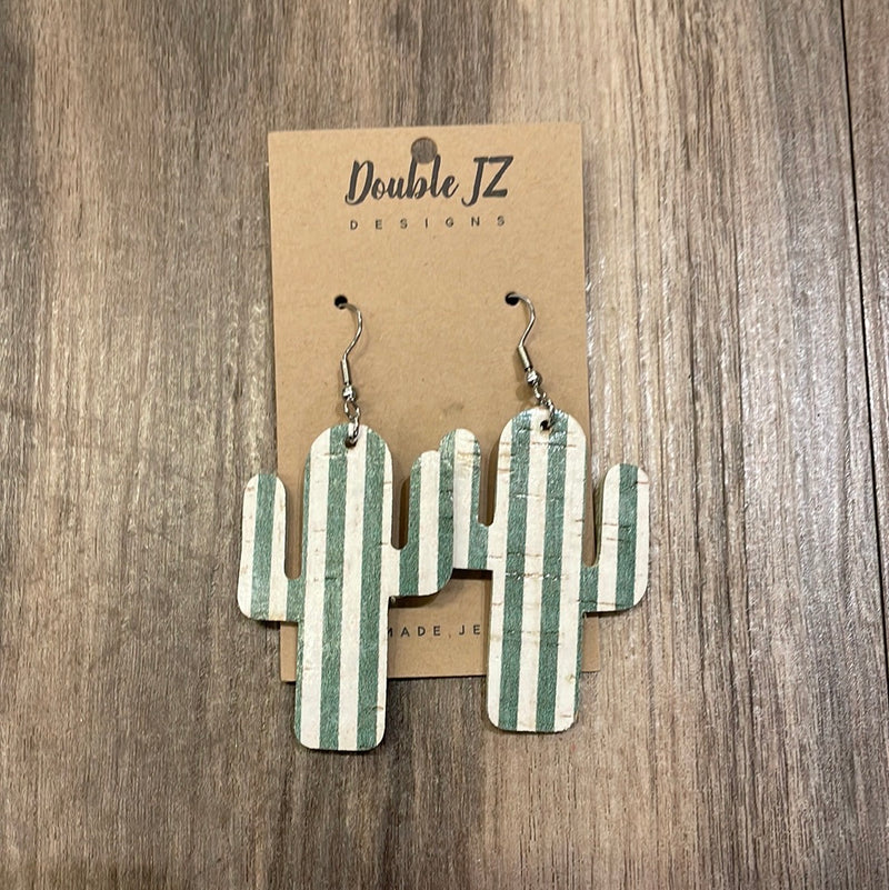 Dangle Cactus Earrings